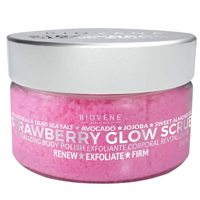 Biovene Biovene, Glow, Erdbeere, Peeling, Körperpeeling, 200 g Regular