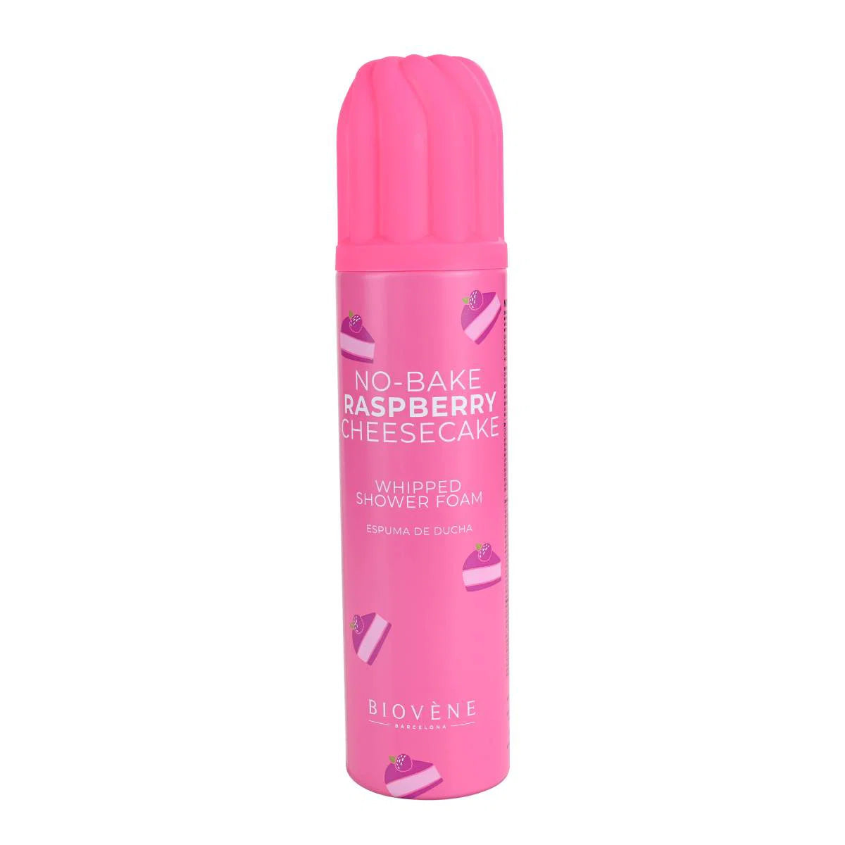 Biovene Duschschaum Biovene, No-Bake Raspberry Cheesecake, Hydrating, Shower Mousse, 250 ml Regular