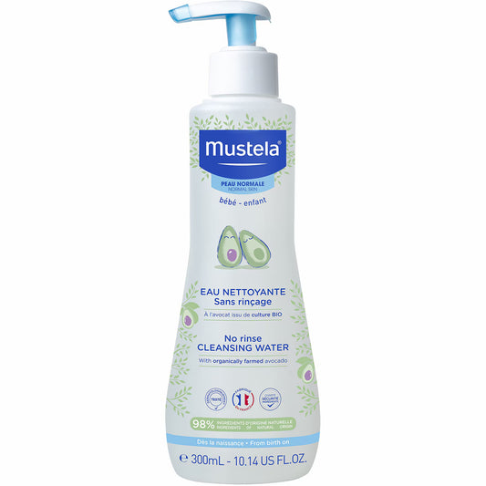 Mustela No Rinse Avocado Reinigungswasser 300 ml – Sanfte Pflege für Gesicht & Körper