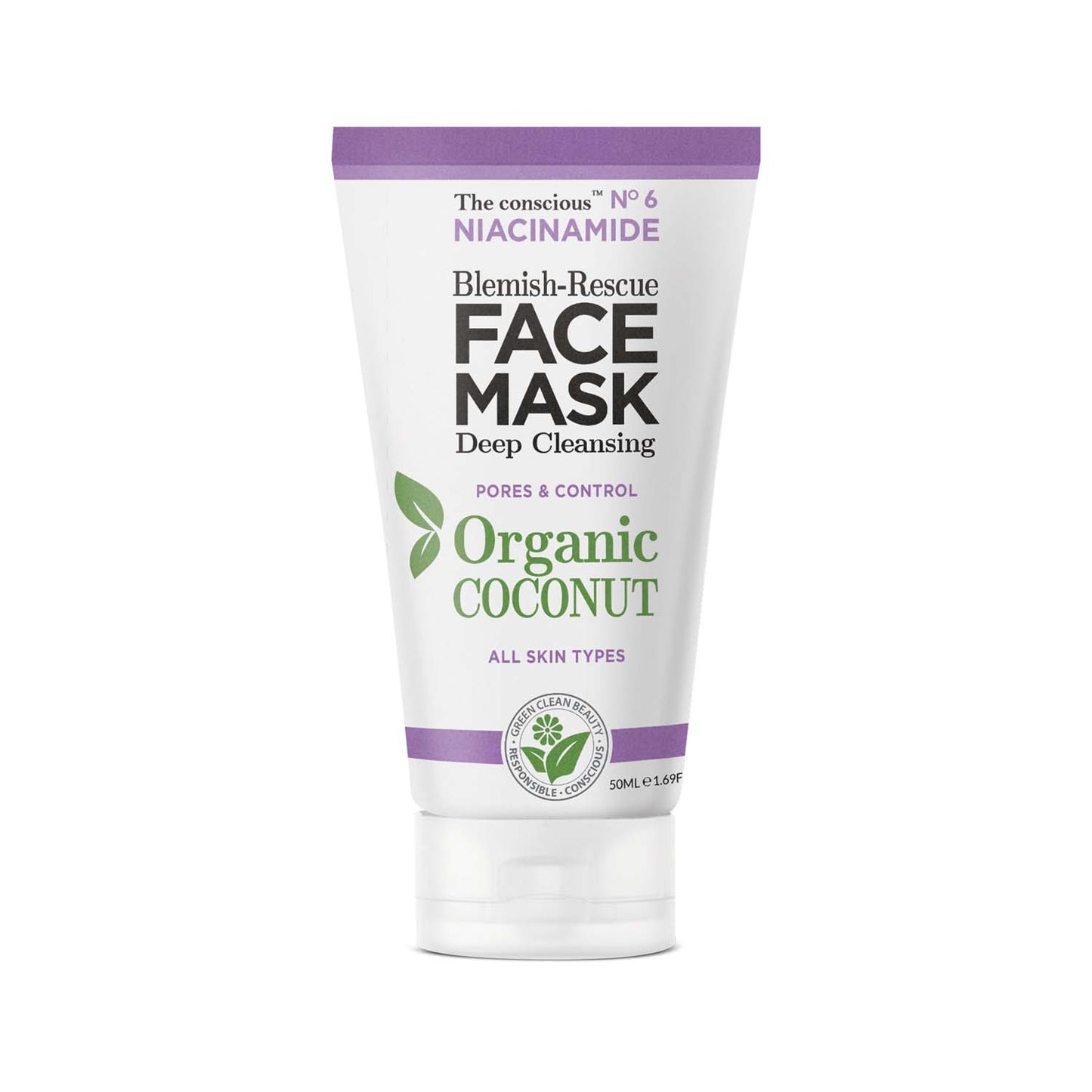 Biovene Biovene, The Conscious No.6, Kokosnuss, Porenreinigung, Crememaske, Für das Gesicht, 50 ml *Tester