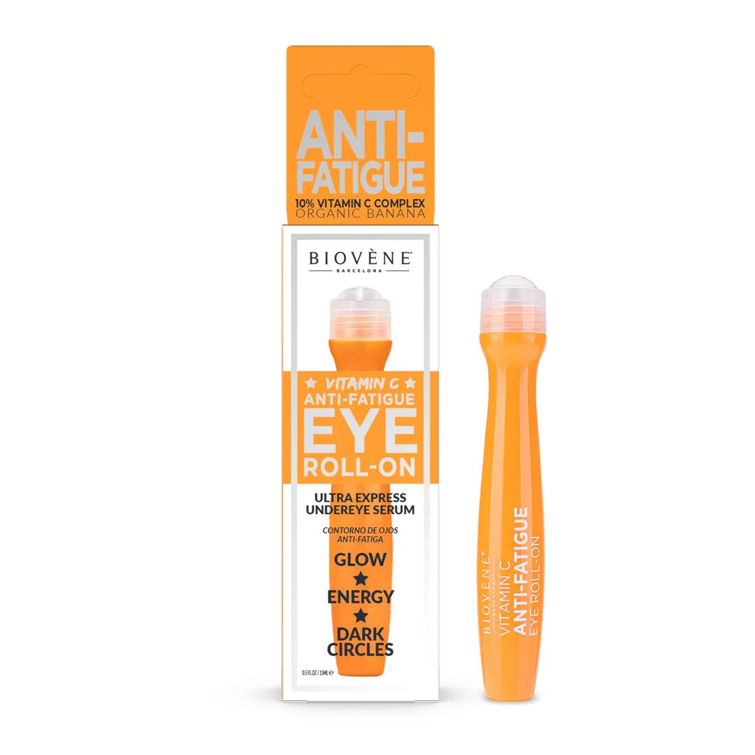 Biovene Biovene, Vitamin C Anti-Fatigue, Ermüdungsfrei, Augen Roll-On, 15 ml Regular