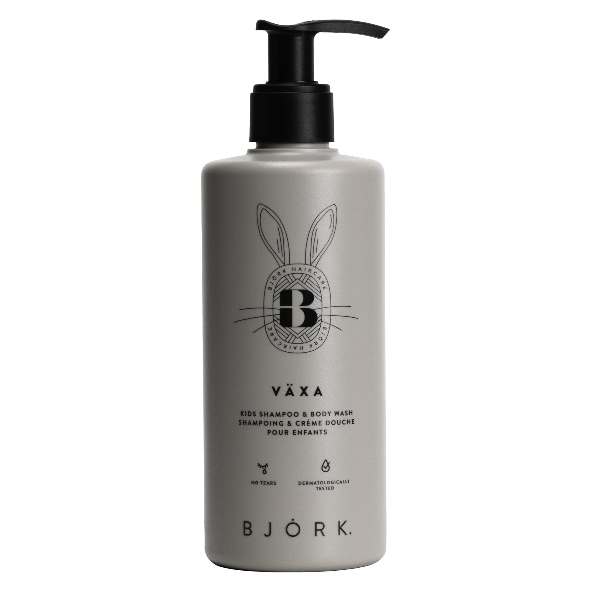 Bjork Bjork, Vaxa Kids, Duschgel & Shampoo 2-in-1, 300 ml Regular