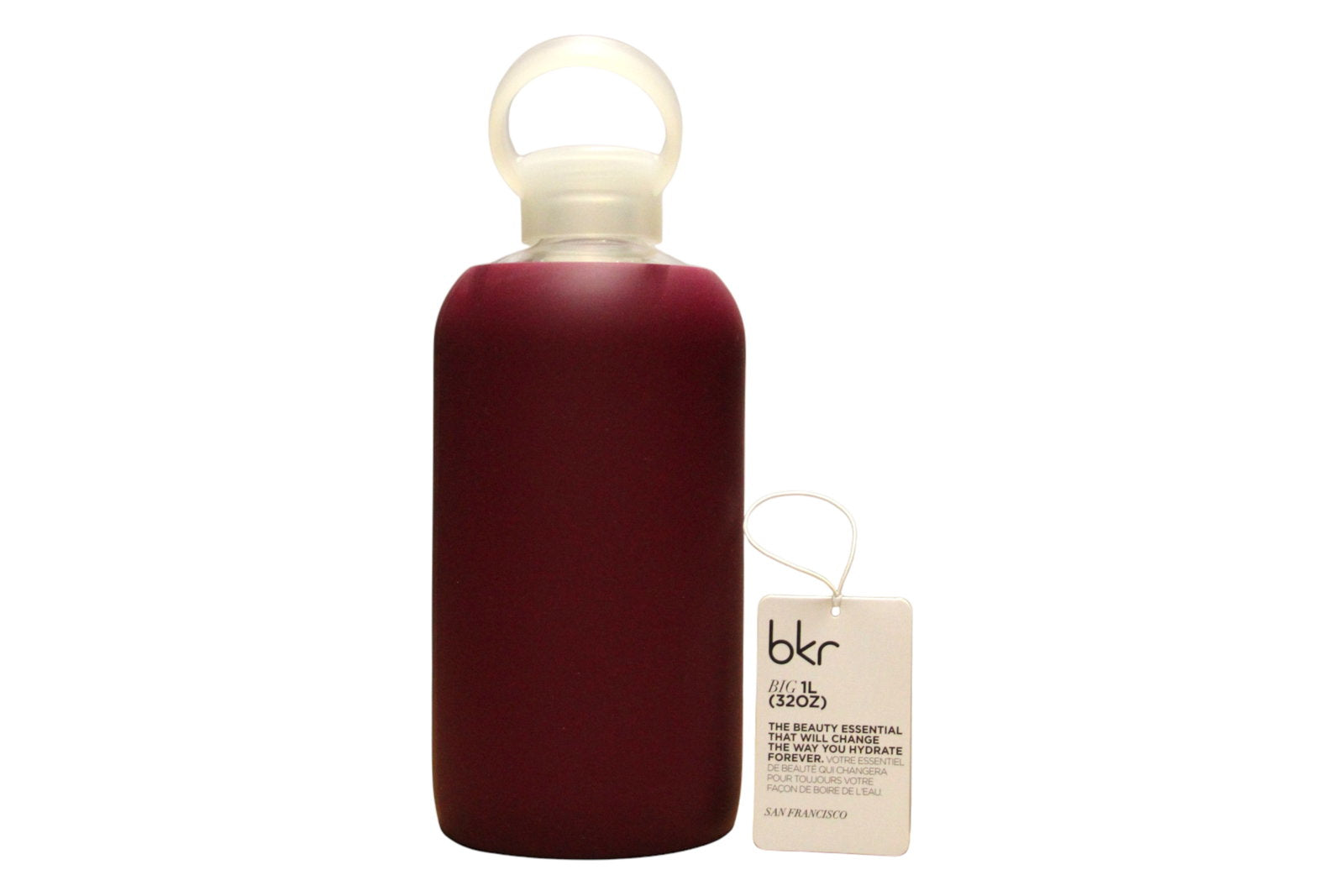 Bkr Bkr, Bitten Spiked, GWP Glas-Wasserflasche, 1000 ml Regular