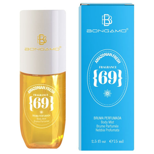 Bongamo Körperspray Bongamo, Amazonian Fresh 69, Refreshing, Body Spray, 75 ml Regular