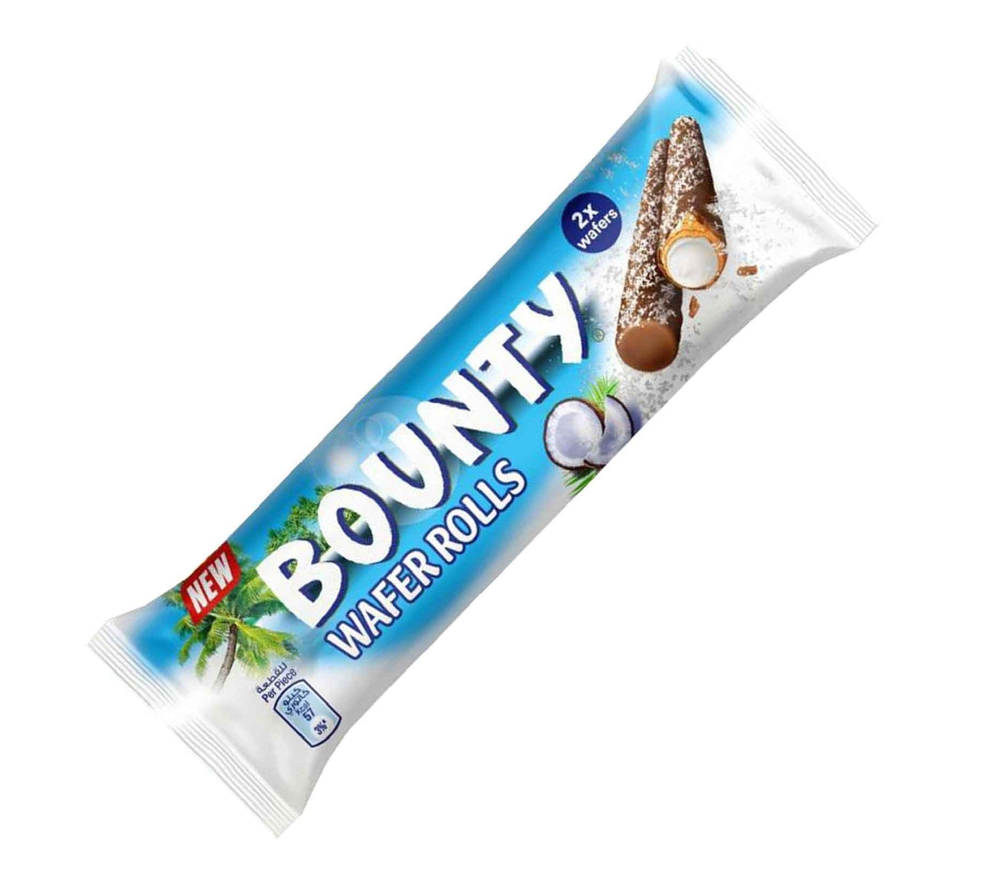 Bounty Wafer Rolls 22,5g - Candyshop.ch