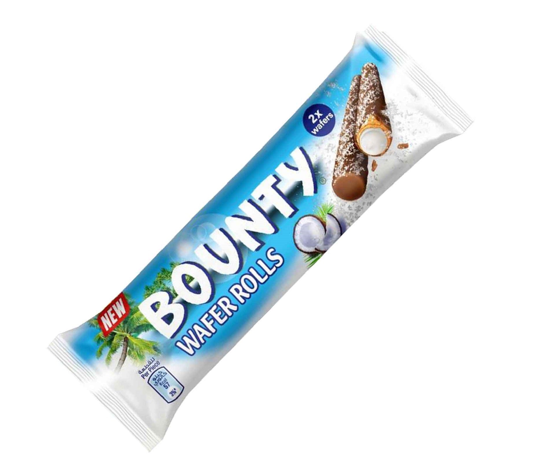 Bounty Wafer Rolls 22,5g - Candyshop.ch