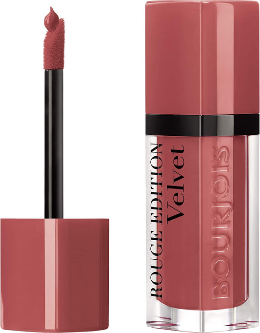 Bourjois Bourjois, Rouge Edition Velvet, Dimeticon, Matt, Flüssiger Lippenstift, 04, Pfirsich Club, 7.7 ml Regular