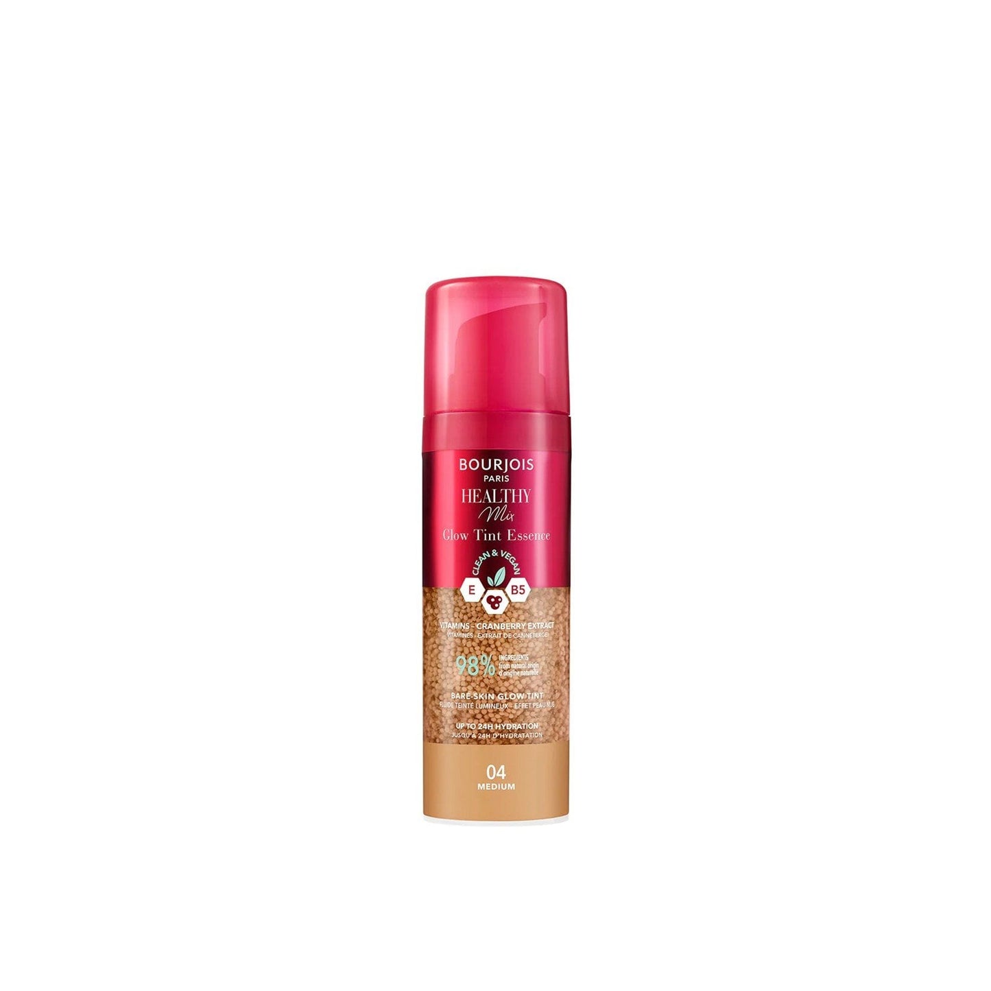BOURJOIS BOURJOIS Healthy Mix Glow Tint Essence Make-up Base 040 Medium Olive 30 ml Haarfarbe