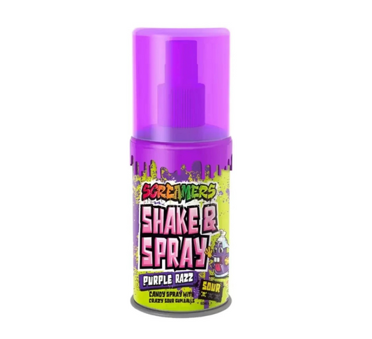 ZED Screamers Shake & Spray Purple Razz Sour 60ml - Candyshop.ch
