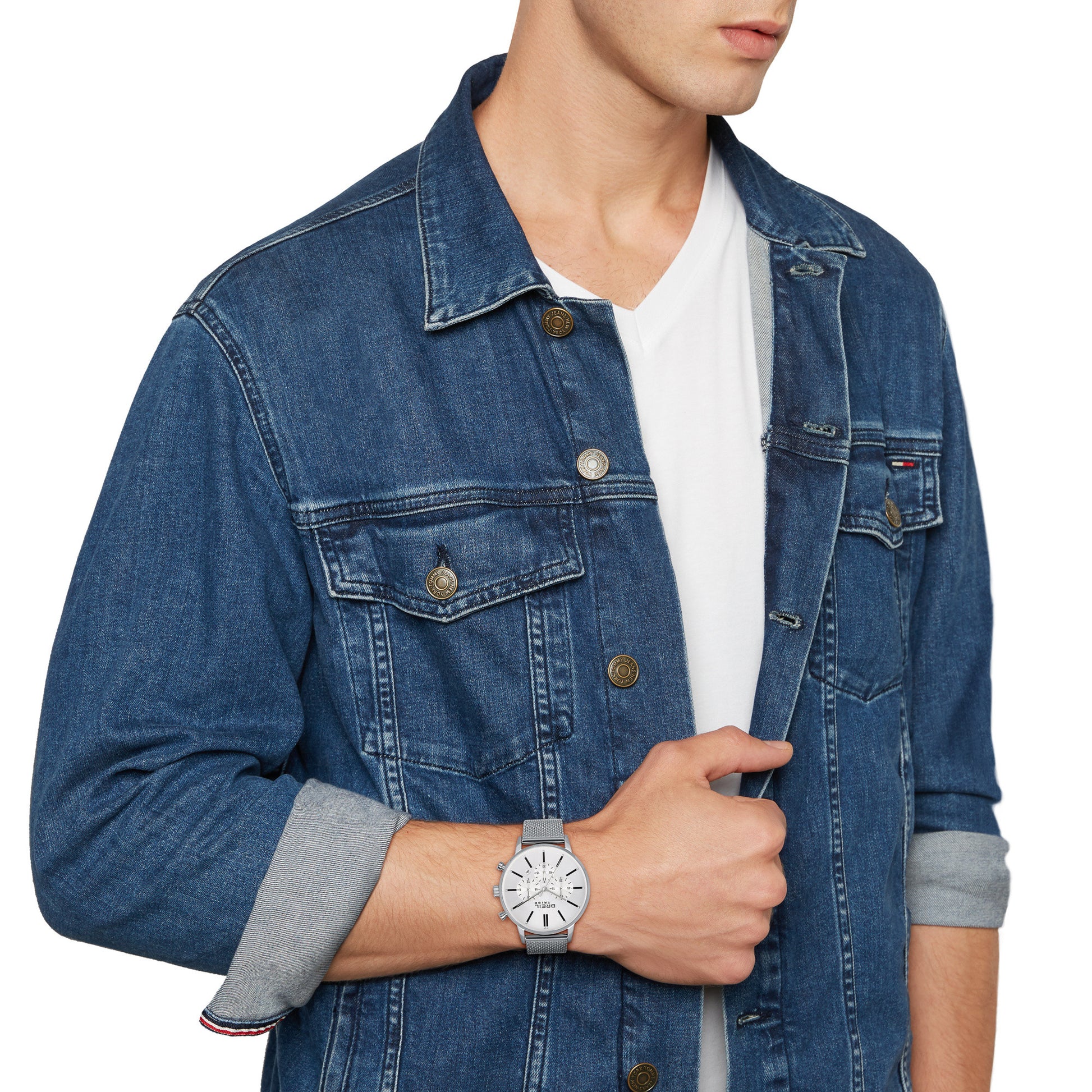 BREIL EW0508 Chronograph Armbanduhr 42 mm Silber ansicht-2