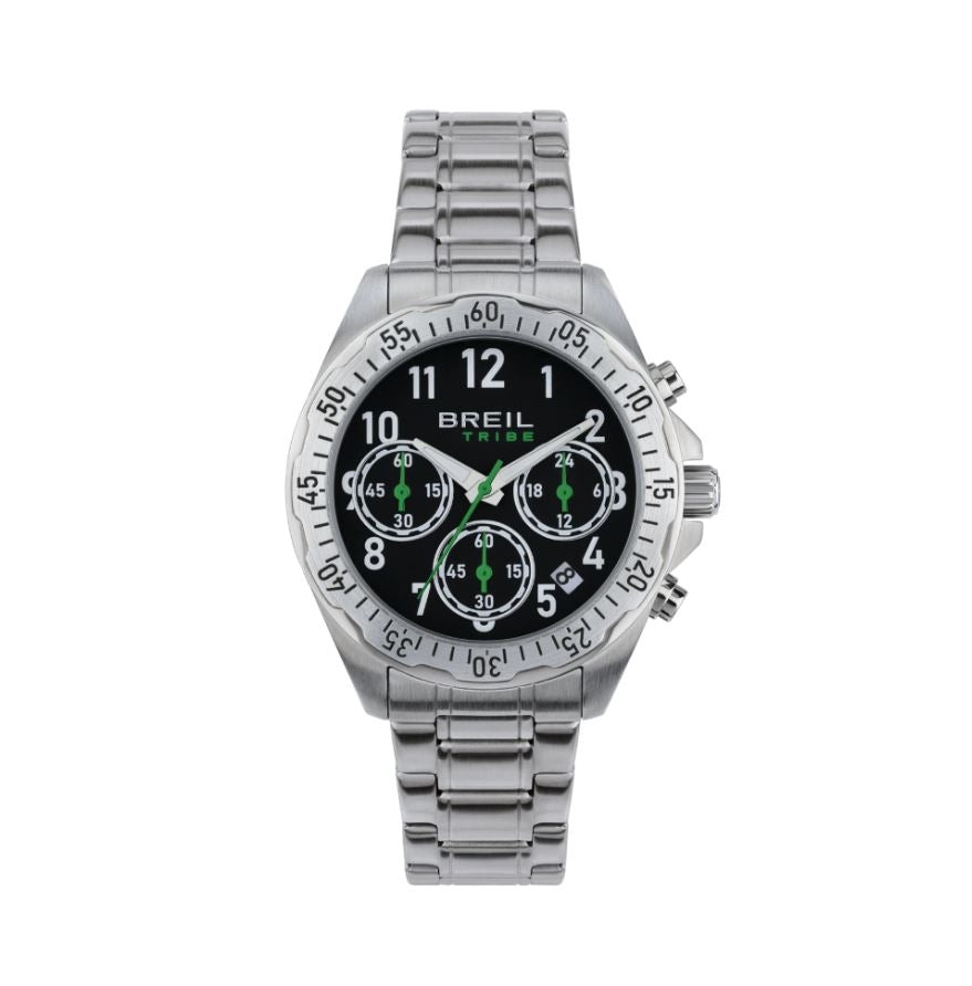 BREIL EW0712 Chronograph Armbanduhr 37 mm Silber