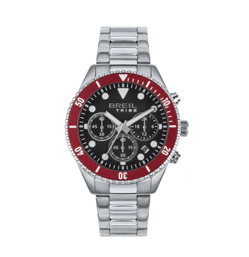 BREIL EW0714 Chronograph Armbanduhr 41 mm Silber