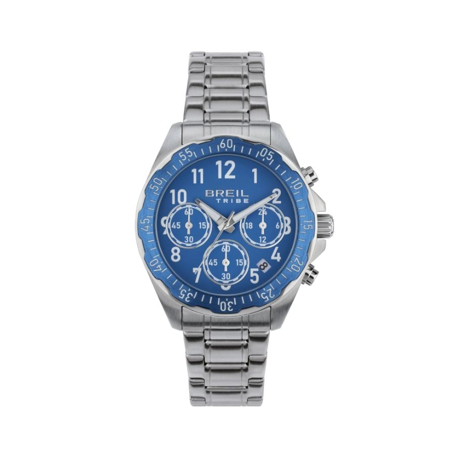 BREIL EW0719 Chronograph Armbanduhr 37 mm Silber
