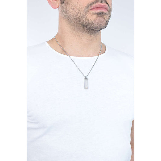 BREIL JEWELS ZODIAC Herren Halskette aus Edelstahl TJ2312 – Produktansicht