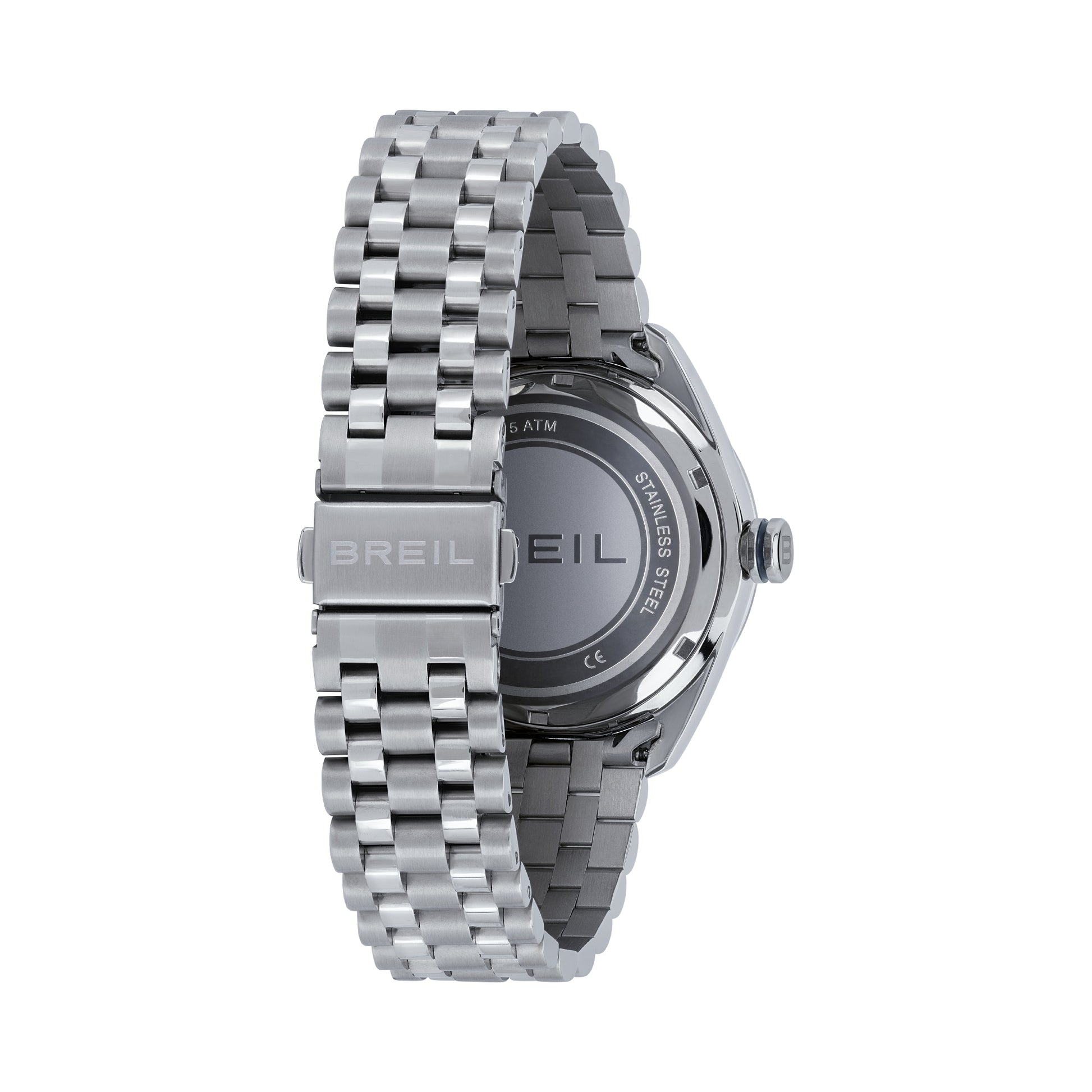 BREIL TW1988 Calendar Armbanduhr 43 mm Silber ansicht-2