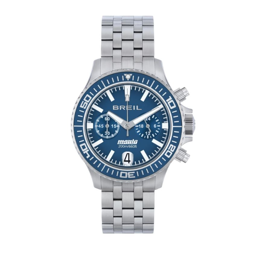 BREIL TW2013 Analoguhr Armbanduhr 42 mm Silber
