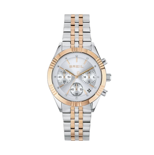 BREIL TW2018 Analoguhr Armbanduhr 36 mm Silber