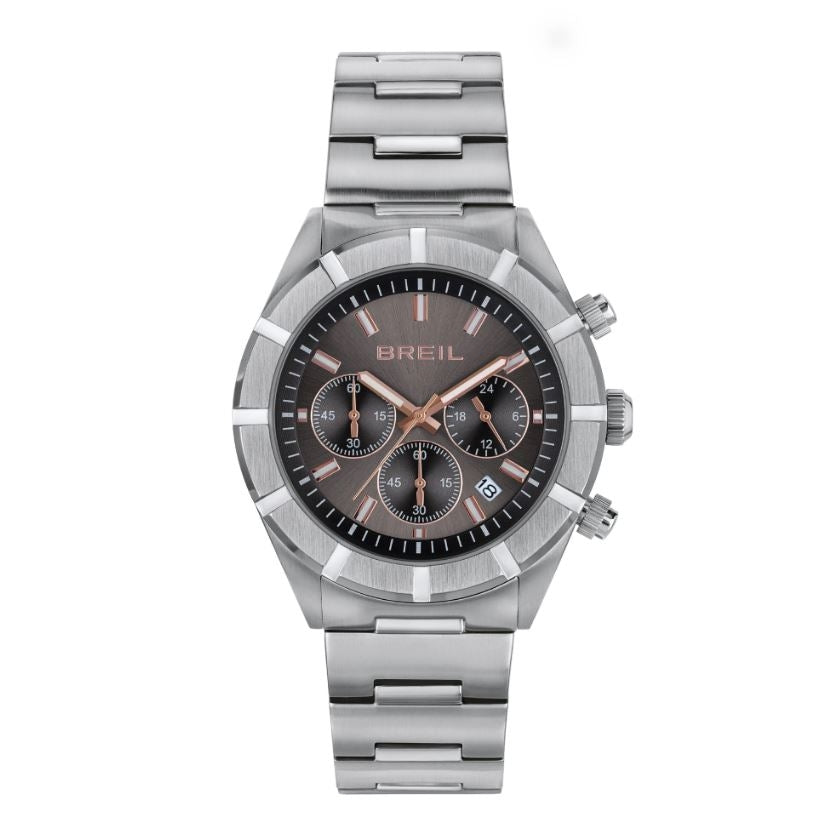 BREIL TW2023 Chronograph Armbanduhr 42 mm Silber