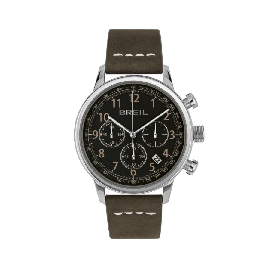 BREIL TW2060 Analoguhr Armbanduhr 41 mm Silber