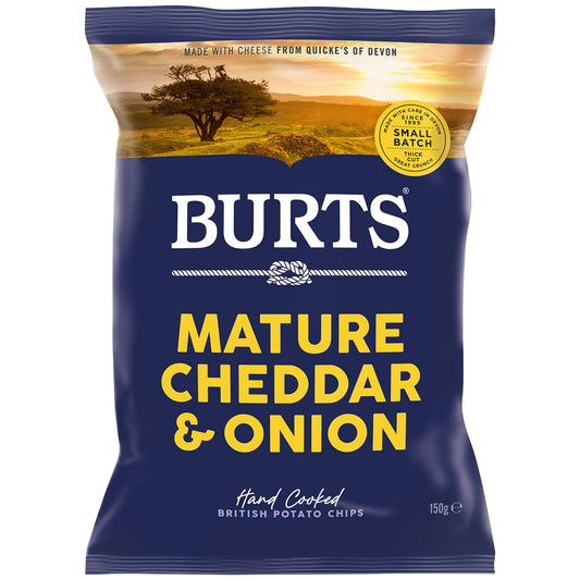 Burts Mature Cheddar & Onion 150g - Candyshop.ch