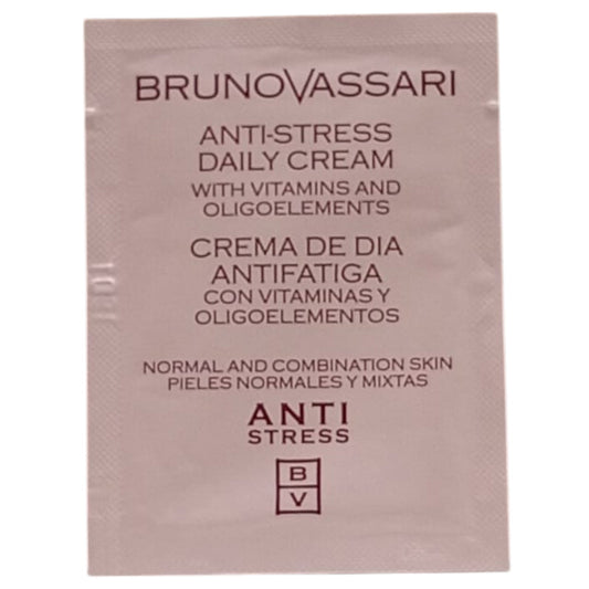 Bruno Vassari Bruno Vassari, Anti Stress, Ermüdungsfrei, Täglich, Sahne, Für das Gesicht, 3 ml *Muster Sample