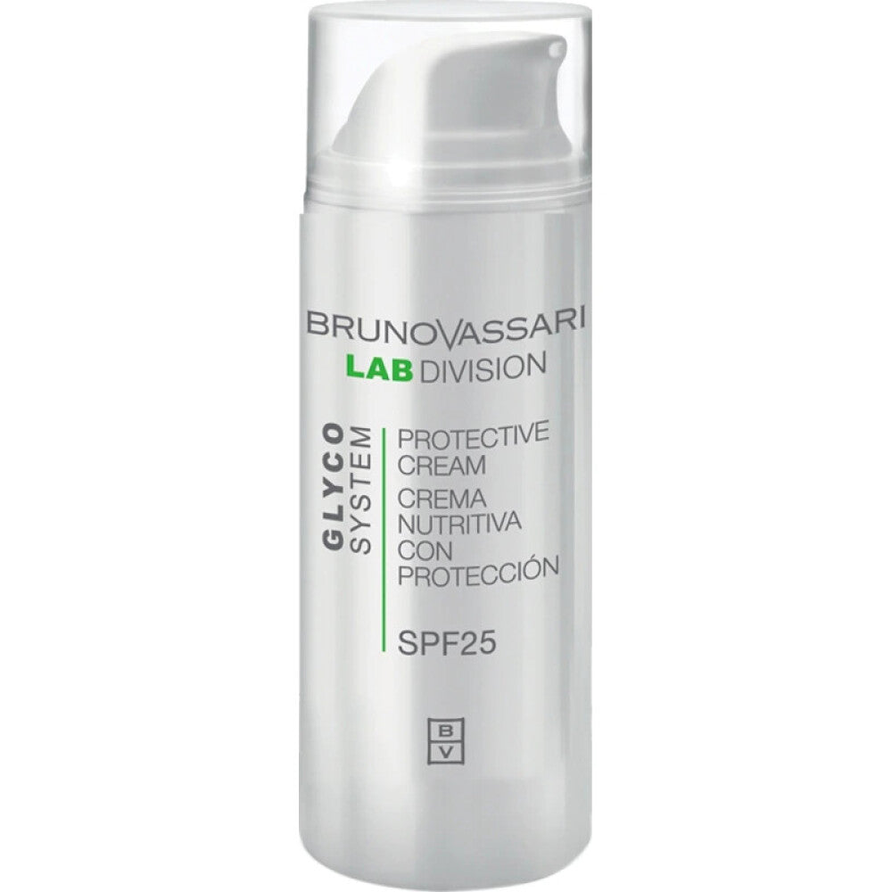 Bruno Vassari Bruno Vassari, Glyco System, Niacinamid, Hydra-nährend, Tag, Sahne, Für das Gesicht, SPF 25, 50 ml Regular