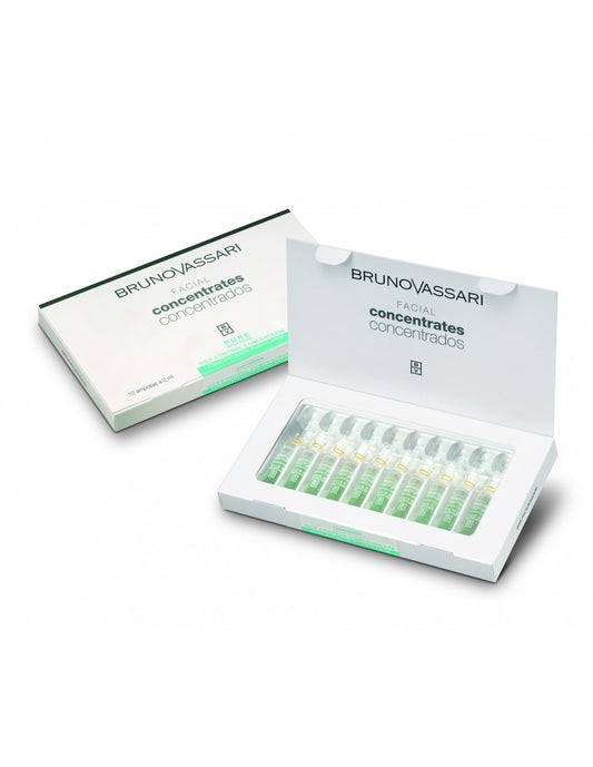 Bruno Vassari Setzen, Bruno Vassari, Pure Solutions, Niacinamid, Reinigung, Ampullen Behandlungsserum, Gegen Öligkeit, Für da