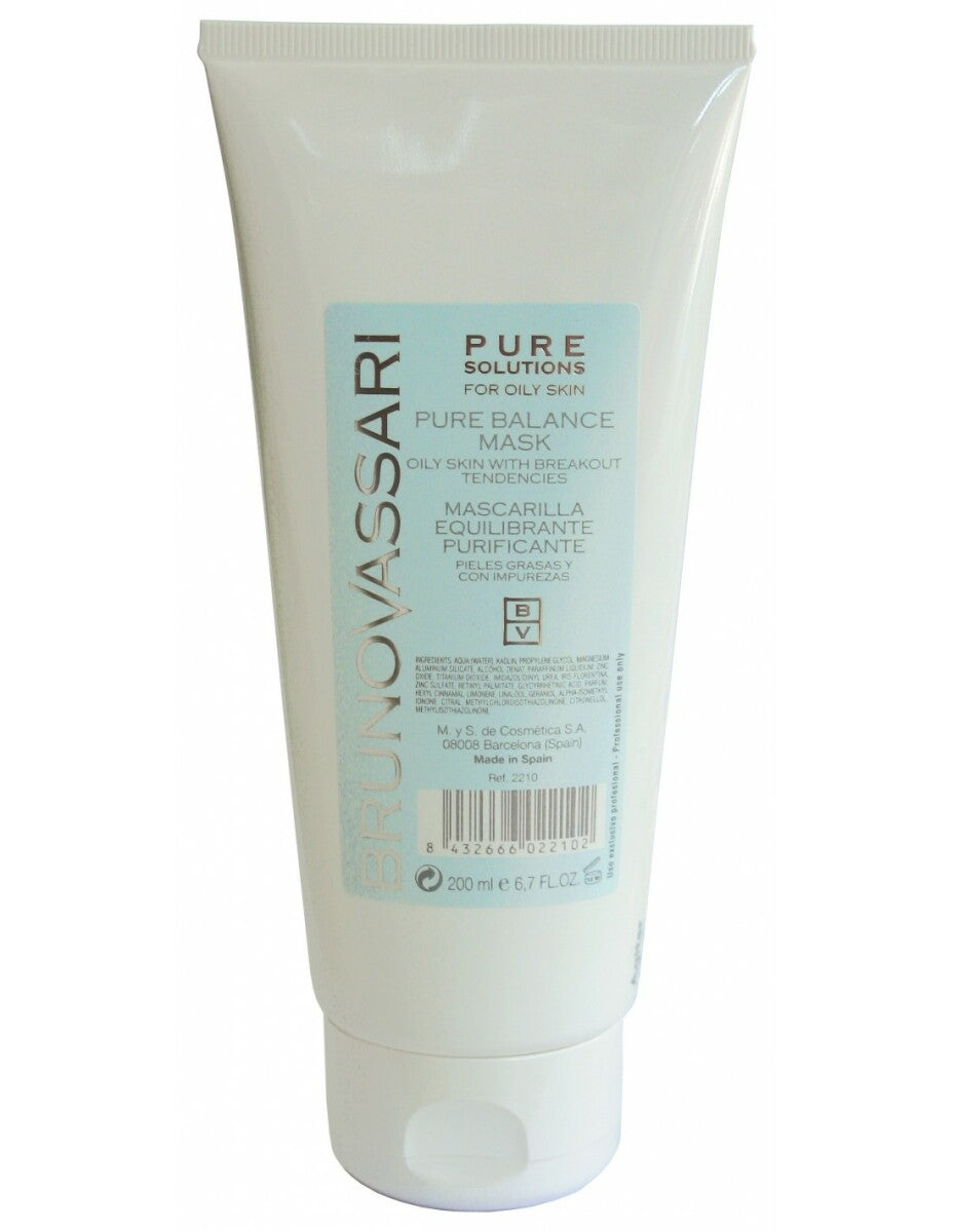 Bruno Vassari Bruno Vassari, Pure Solutions, Reinigung, Crememaske, Für Gesicht & Hals, 200 ml Regular
