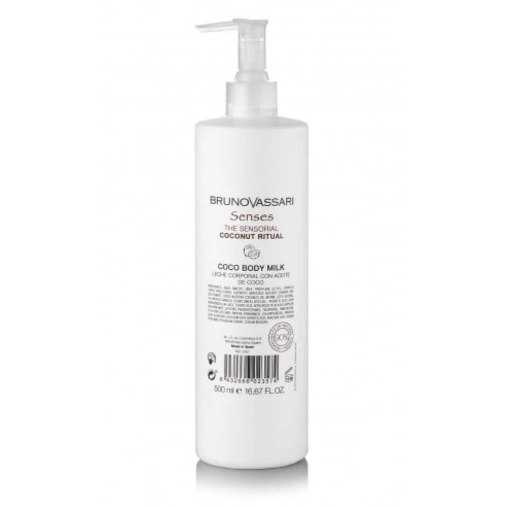 Bruno Vassari, Senses, Kokosöl, Hydratisierend, Körpermilch, 500 ml
