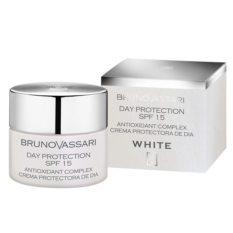 Bruno Vassari Bruno Vassari, White, Sonnenschutz, Tag, Sahne, Für das Gesicht, SPF 15, 50 ml Regular