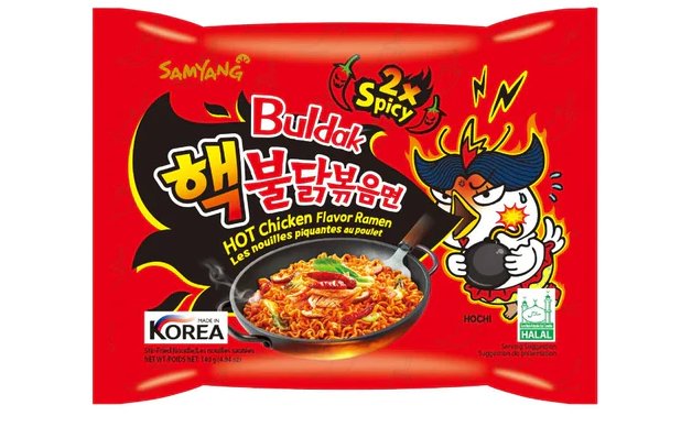 Buldak Hot Chicken Aroma Ramen 2x scharf 140g - Candyshop.ch