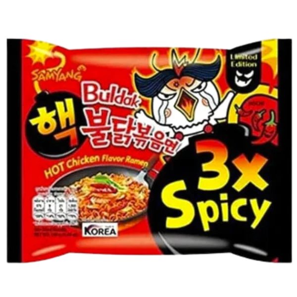 Buldak Hot Chicken Aroma Ramen 3x scharf 140g - Candyshop.ch