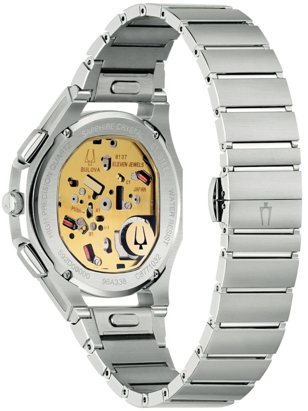 BULOVA 96A338 Chronograph Armbanduhr 38 mm ansicht-2