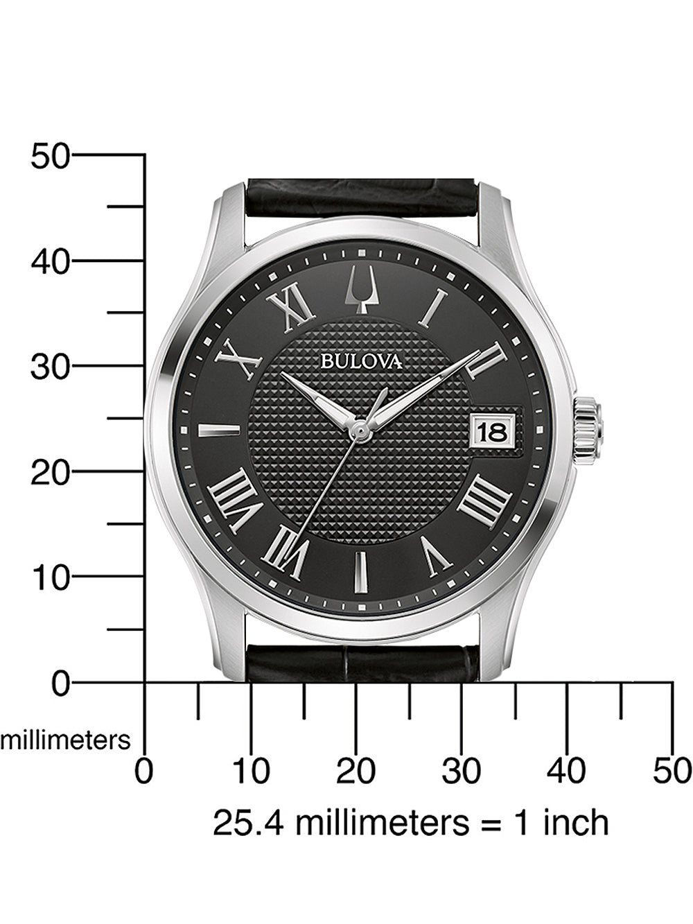 BULOVA 96B390 Analoguhr Armbanduhr 38 mm ansicht-3