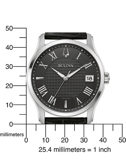 BULOVA 96B390 Analoguhr Armbanduhr 38 mm ansicht-3