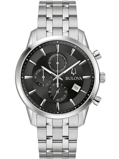 BULOVA 96B412 Chronograph Armbanduhr 20 mm ansicht-3