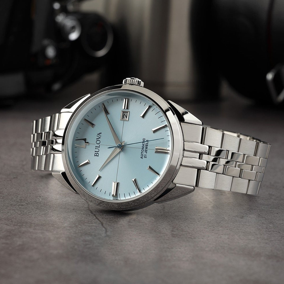 BULOVA 96B423 Analoguhr Armbanduhr 20 mm ansicht-3