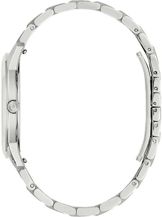 BULOVA Herren Quarzuhr mit Datum aus Kunststoff 20 mm 96B474 – Produktansicht
