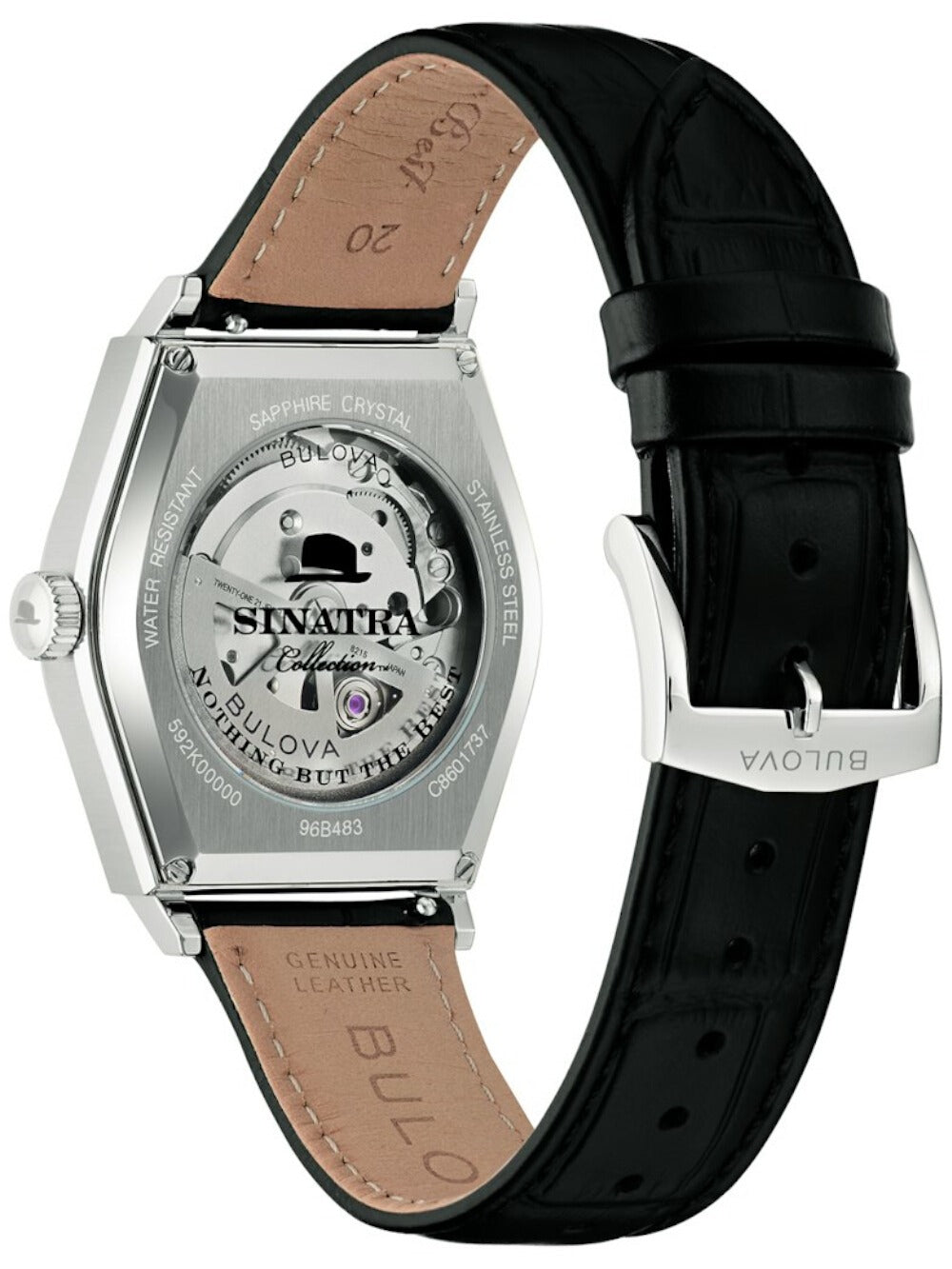 BULOVA 96B483 Analoguhr Armbanduhr 20 mm ansicht-2