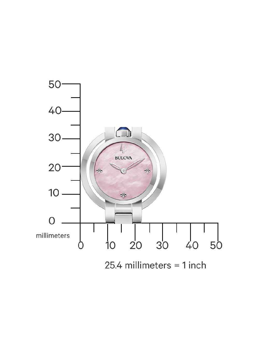 BULOVA 96L338 Analoguhr Armbanduhr 38 mm ansicht-3