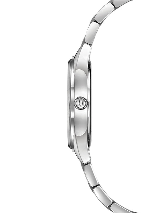 BULOVA Damen Chronograph Armbanduhr 38 mm 96P198 – Produktansicht