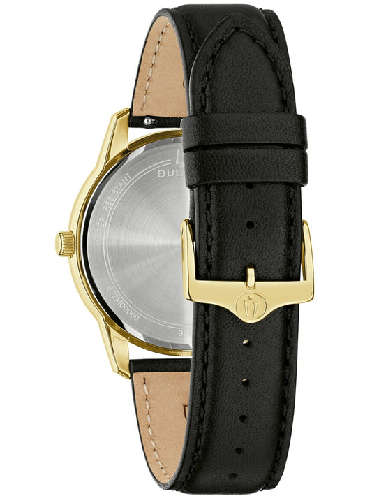 BULOVA Herren Quarzuhr mit Datum aus Kunststoff 20 mm 97B238 – Produktansicht