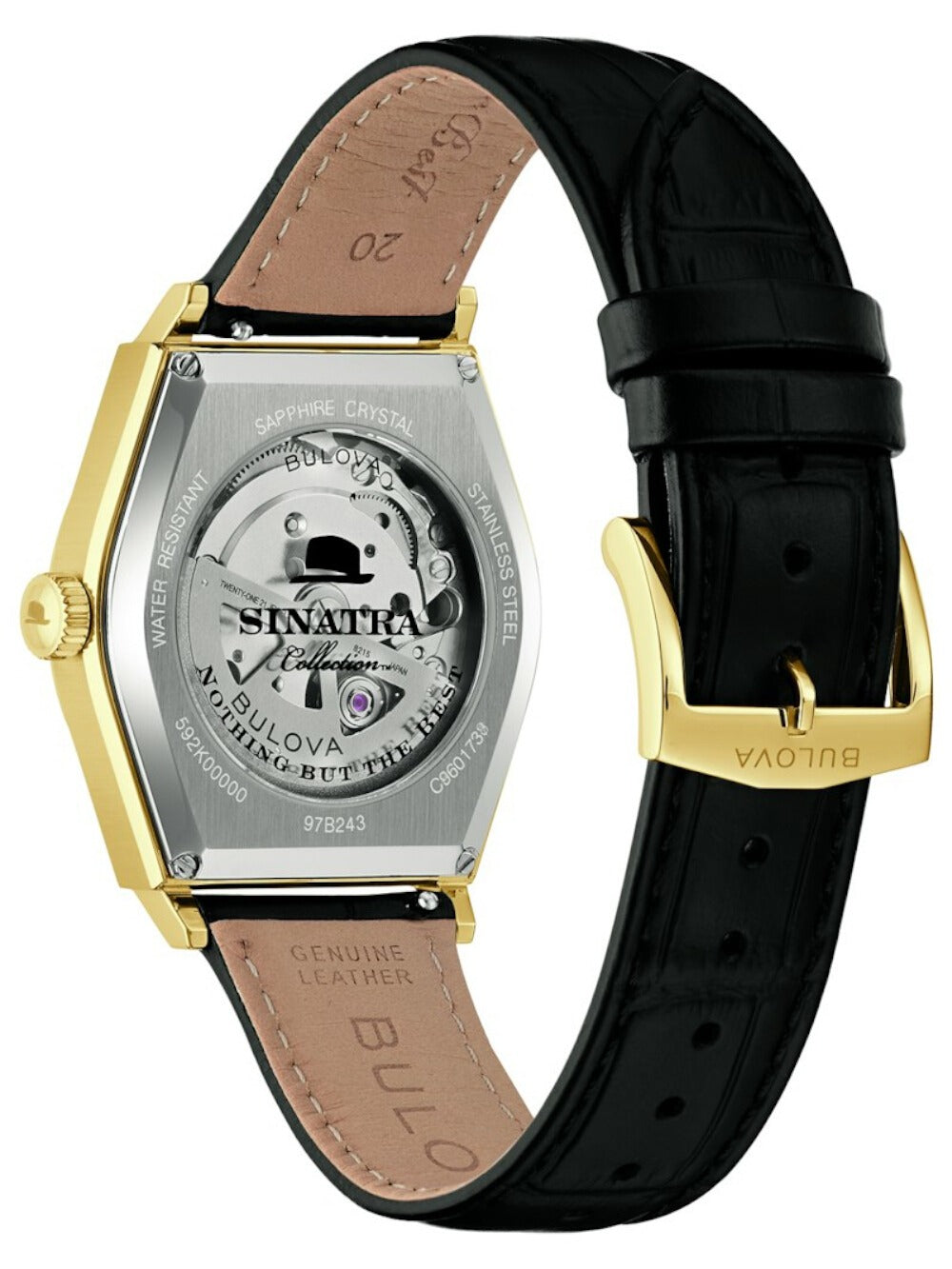 BULOVA 97B243 Analoguhr Armbanduhr 20 mm ansicht-2