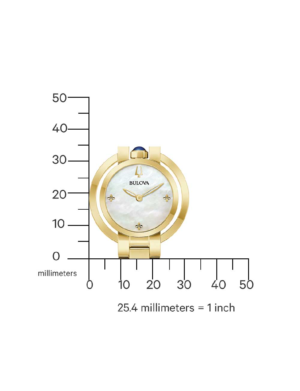 BULOVA 97L181 Analoguhr Armbanduhr 38 mm ansicht-3