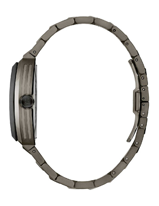BULOVA Herren Quarzuhr mit Datum aus Kunststoff 20 mm 98A321 – Produktansicht