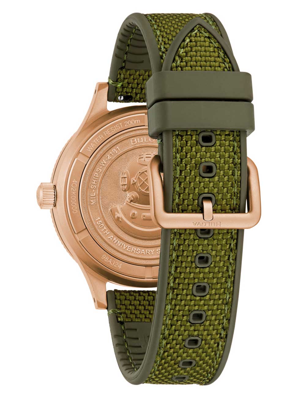 BULOVA 98A324 Analoguhr Armbanduhr 38 mm ansicht-3