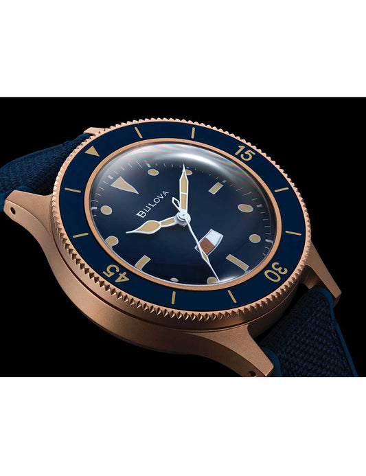 BULOVA Herren Quarzuhr mit Datum 38 mm 98A325 – Produktansicht