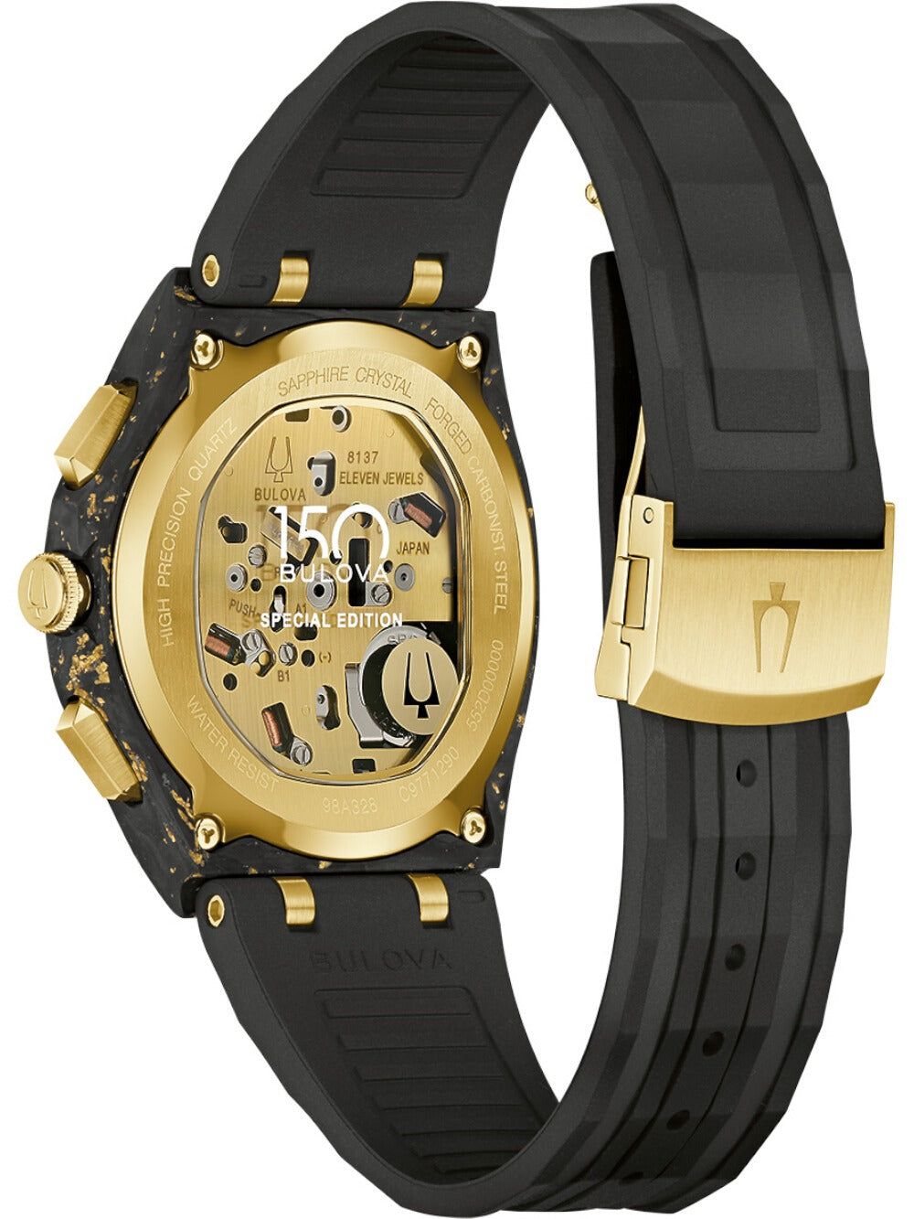BULOVA 98A328 Chronograph Armbanduhr 38 mm ansicht-3
