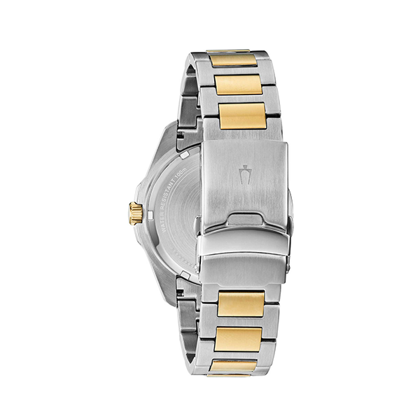 BULOVA 98B334 Date Armbanduhr 43 mm Gold ansicht-2