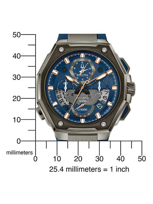 BULOVA Herren Chronograph Armbanduhr 38 mm 98B357 – Produktansicht